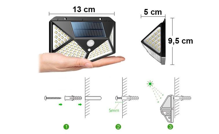 Luz Solar Inteligente com Sensor de Movimento