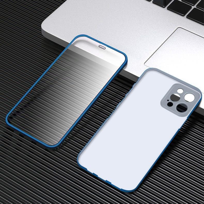 Case Blindada iPhone Vidro Temperado Dupla Proteção 360º Capinha de Iphone - Store Elo Azul