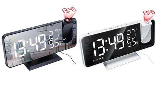 Relógio Digital LED Smart Alarm Com Projetor 180°